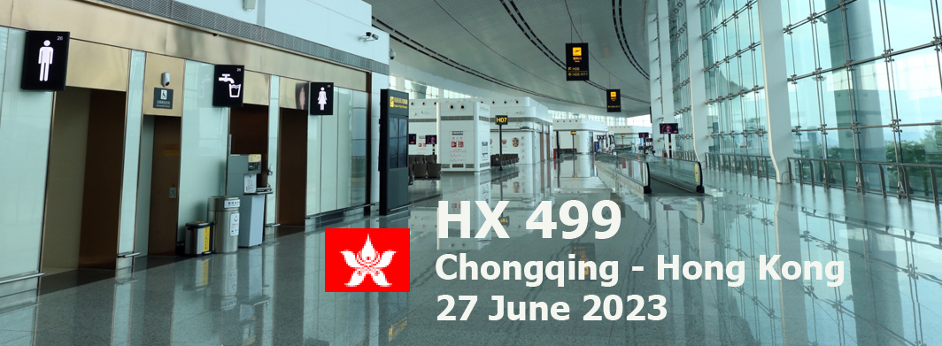 HX 499 Chongqing - Hong Kong