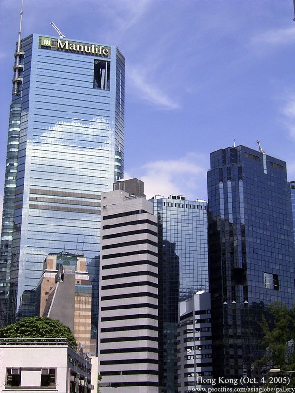 Canadian insurer Manulife's Asia regional headquarters is in Hong Kong.