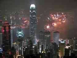 Hong Kong 2008 Chinese New Year Fireworks Photo Gallery