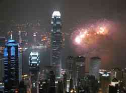 Hong Kong 2008 Chinese New Year Fireworks Photo Gallery