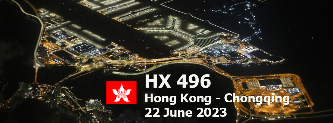 HX 496 Hong Kong - Chongqing