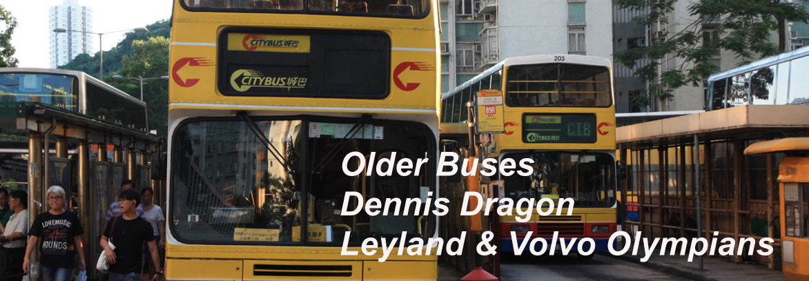 Older buses - Dennis Dragon, Leyland and Volvo Olympians 