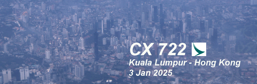CX 722 cover : KUL-HKG