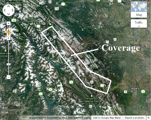 Coverage Area Map