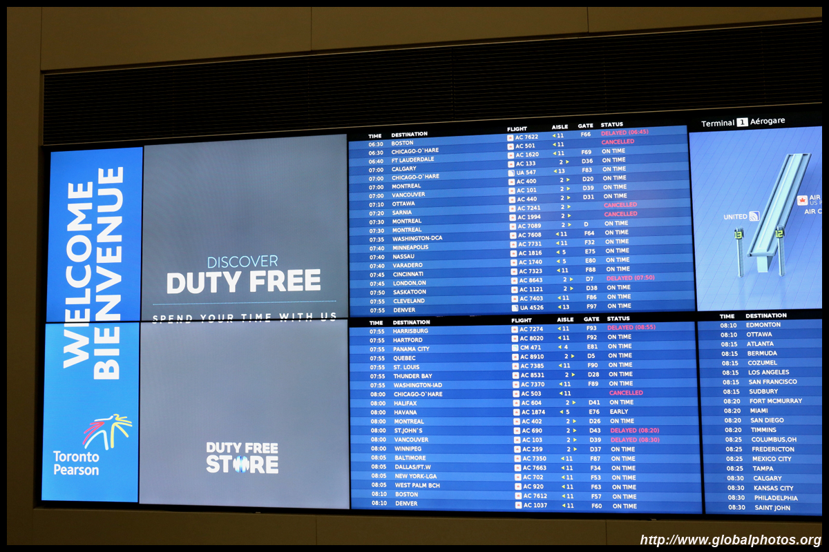 Toronto Pearson Airport Photo Gallery