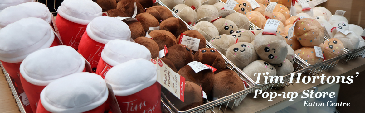 Tim Hortons pop-up merch store